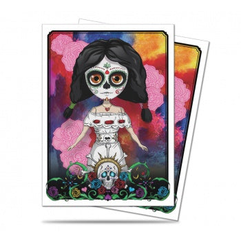 UP - Deck Protector Sleeves - Dia De Los Muertos - Doll (50 Sleeves)