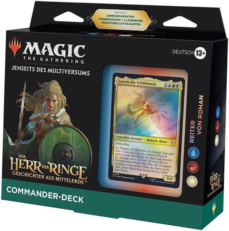 MTG - Der Herr der Ringe: Geschichten aus Mittelerde Commander-Deck (DE) Reiter von Rohan (Weiß/Blau/Rot)
