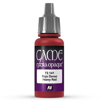 Vallejo Game Color: 141 Extra Opaque Heavy Red 17 ml