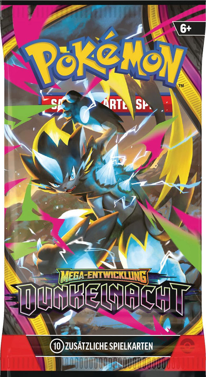 Pokémon Sammelkartenspiel ME05 Dunkelnacht 3-Pack Blister (DE)