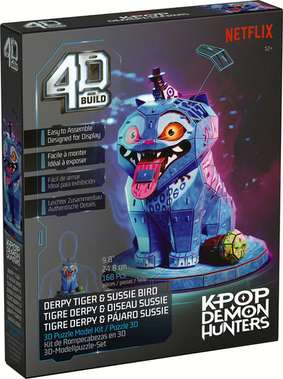 KPop Demon Hunters Derpy & Sussie 3D-Modellbausatz aus Karton, 25 cm
