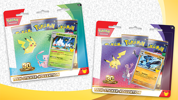 Pokémon Sammelkartenspiel 30 Jahre Tech-Sticker Kollektion (DE)