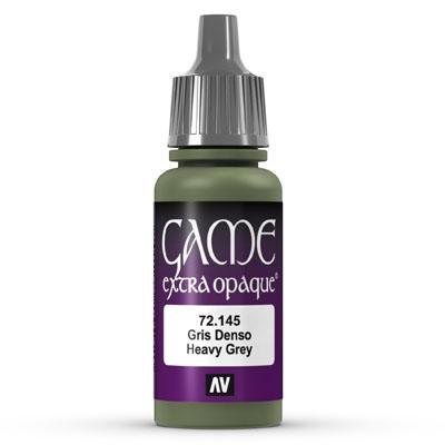 Vallejo Game Color: 145 Extra Opaque Heavy Grey 17 ml