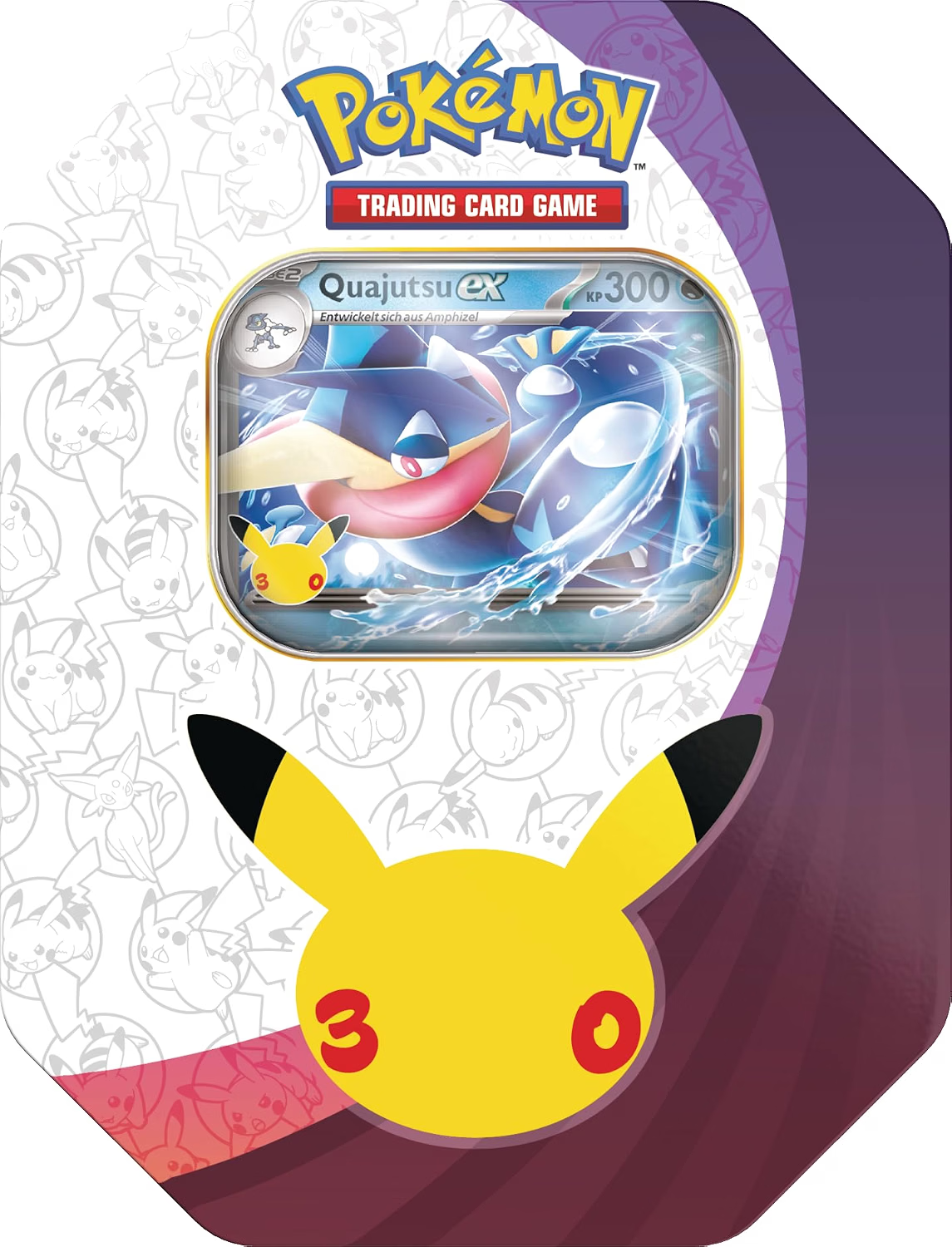 Pokémon Sammelkartenspiel 30 Jahre Tin #2 Nacht Quajutsu-EX (DE)