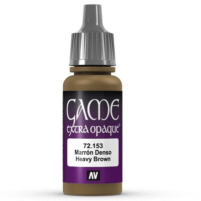 Vallejo Game Color: 153 Extra Opaque Heavy Brown 17 ml