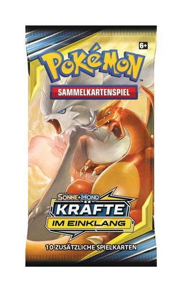 PKM - Sonne und Mond Serie 10, Kräfte im Einklang - Booster Pack, Deutsch