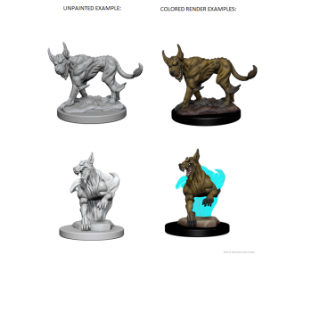 D&D Nolzur's Marvelous Unpainted Miniatures - Blink Dogs