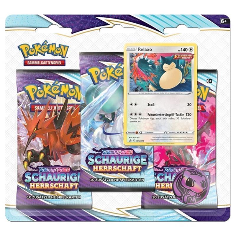 PKM - Schwert und Schild 6 Schaurige Herrschaft, 3-Pack Blister (DE)