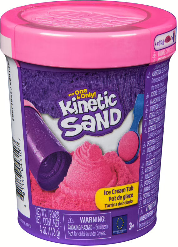 Kinetic Sand Ice Cream Tub (113g) Rosa