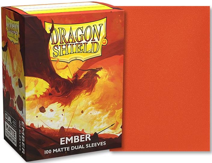 Dragon Shield Standard Sleeves - Dual Matte Ember (100 Sleeves)