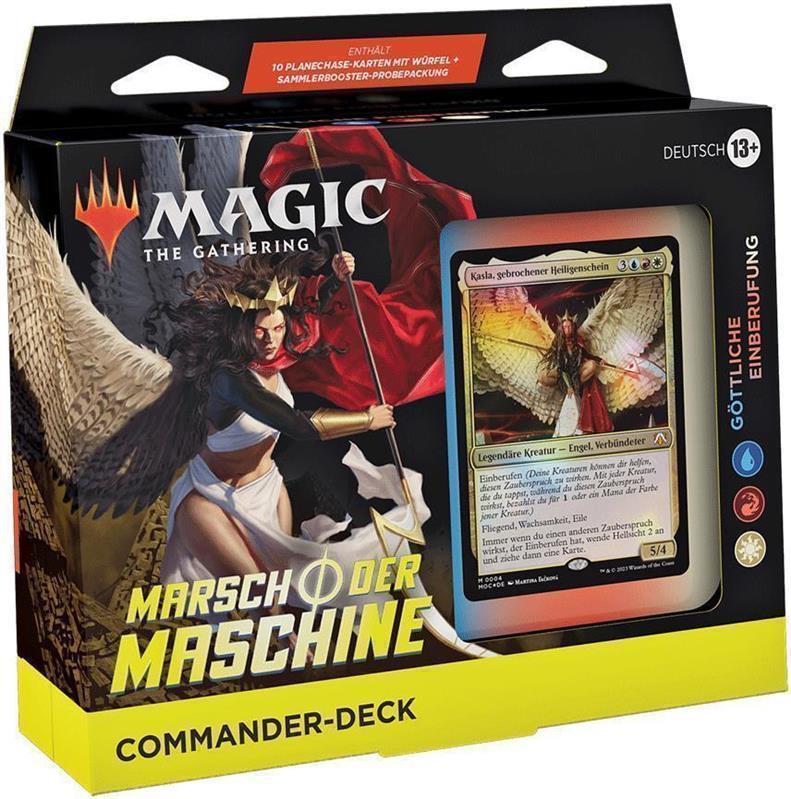 MTG - Marsch der Maschine Commander Deck (DE) Göttliche Einberufung (Weiß/Blau/Rot)