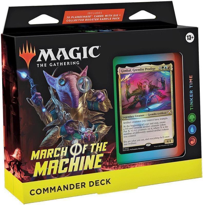 MTG - Marsch der Maschine Commander Deck (EN) Zeit für Bastelei (Blau/Rot/Grün