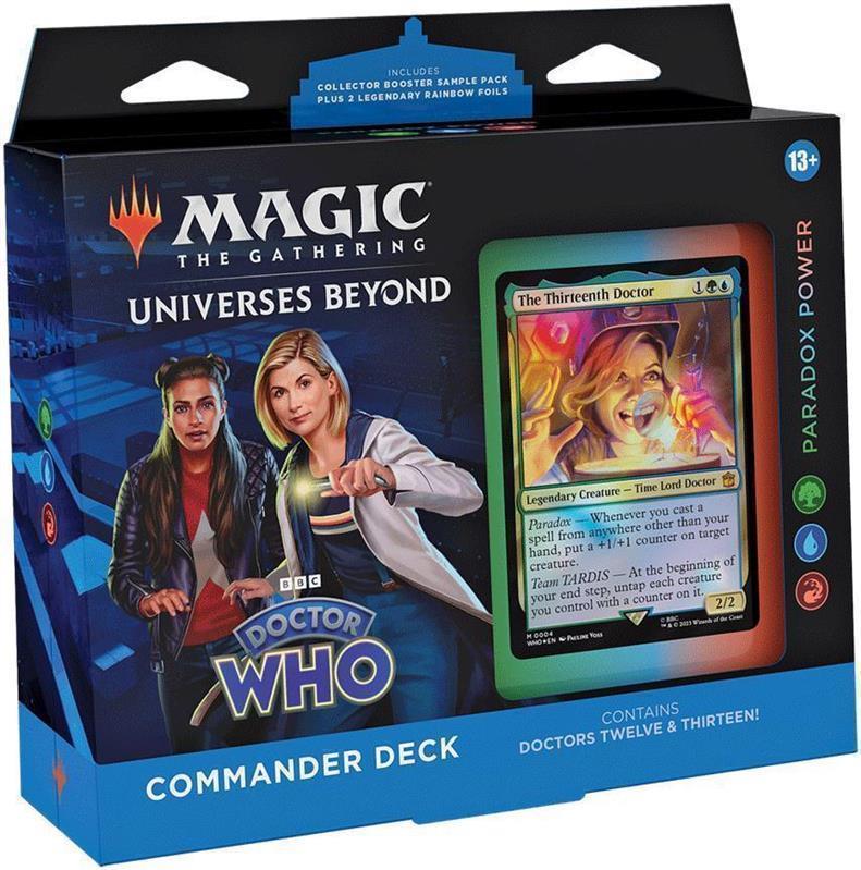 MTG - Jenseits des Multiversums: Doctor Who Commander-Deck (EN) Paradoxon-Power (Blau/Rot/Grün)