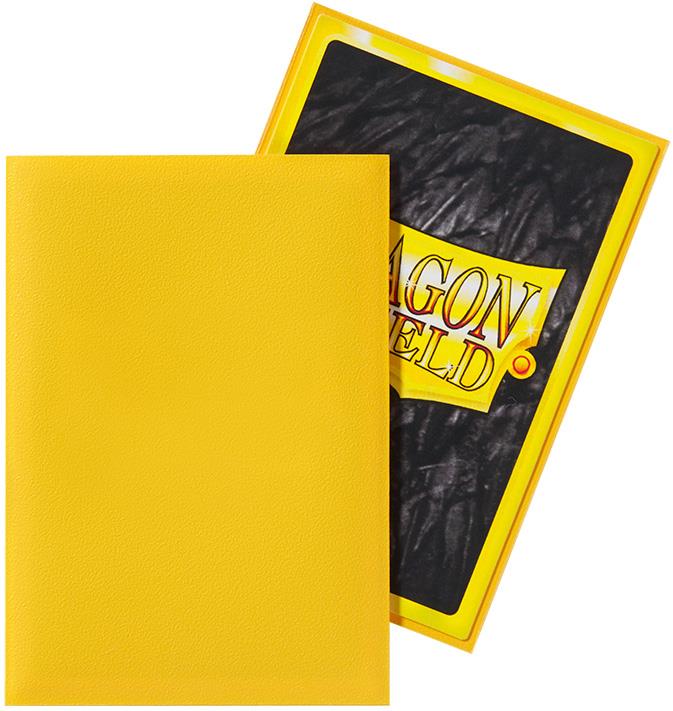 Dragon Shield Japanese Sleeves - Matte Yellow (60 Sleeves)