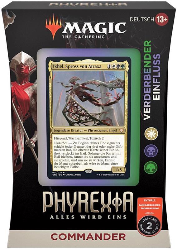 MTG - Phyrexia: Alles wird eins Commander Deck (DE) Verderbender Einfluss (weiß/schwarz/grün)