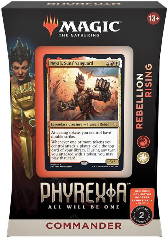 MTG - Phyrexia: Alles wird eins Commander Deck (EN) Aufstand der Rebellen (weiß/rot)