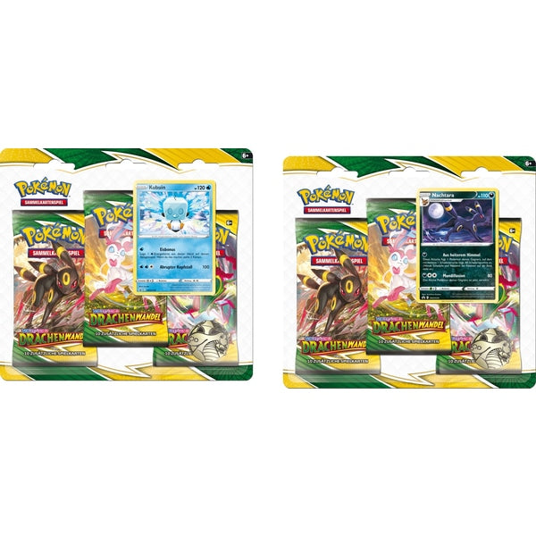 PKM - Schwert und Schild 7 Drachenwandel, 3-Pack Blister (DE)