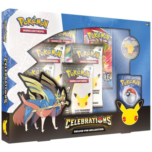 Pokémon 25th Anniversary: Celebrations Deluxe Pin Kollektion (DE)
