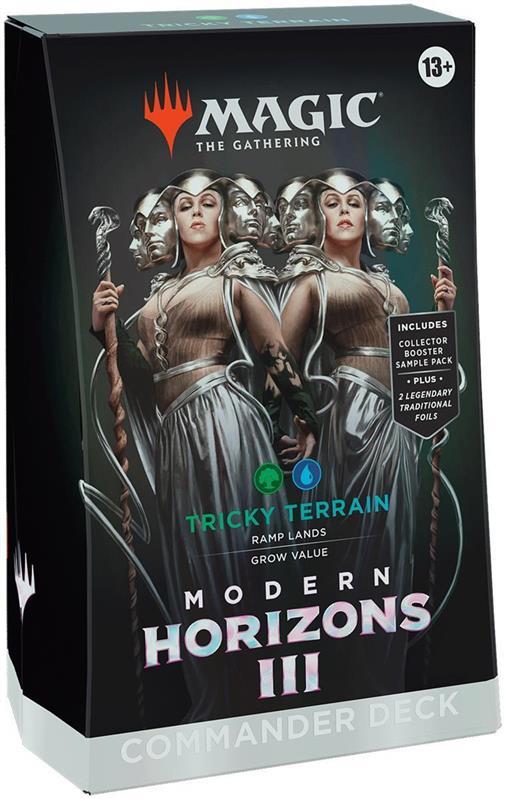 MTG - Modern Horizons 3 Commander Deck (GER) Tricky Terrain (Blue/Green)
