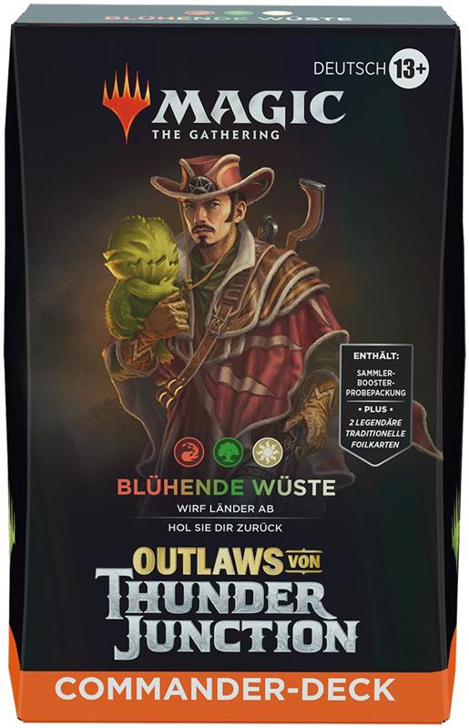 MTG - Outlaws of Thunder Junction Prerelease Pack (GER) Desert Bloom (White/Red/Green)