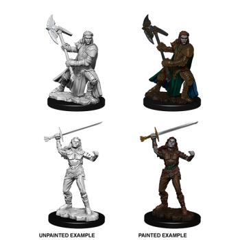 D&D Nolzur's Marvelous Unpainted Miniatures - Female Half-Orc Fighter