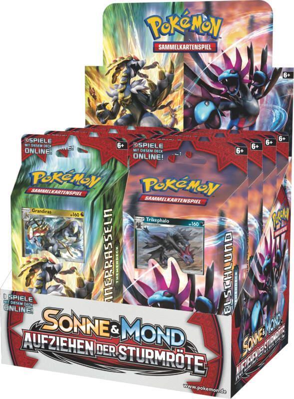 Pokemon Sonne und Mond Serie 4: Aufziehen der SturmröteThemendeck, German