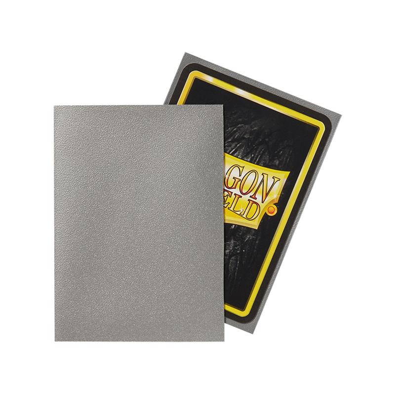 Dragon Shield Standard Sleeves - Matte Silver (100 Sleeves)
