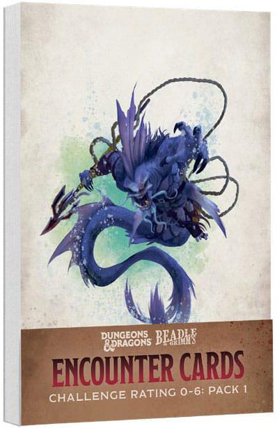 Dungeons & Dragons RPG Encounter Cards Challenge Rating 0-6: Pack 1 (EN)