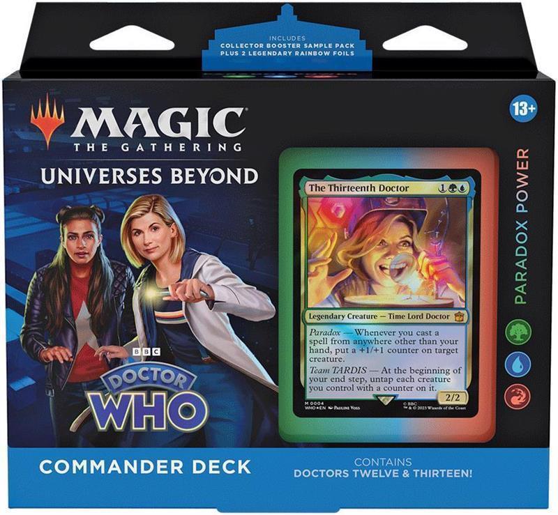 MTG - Jenseits des Multiversums: Doctor Who Commander-Deck (EN) Paradoxon-Power (Blau/Rot/Grün)