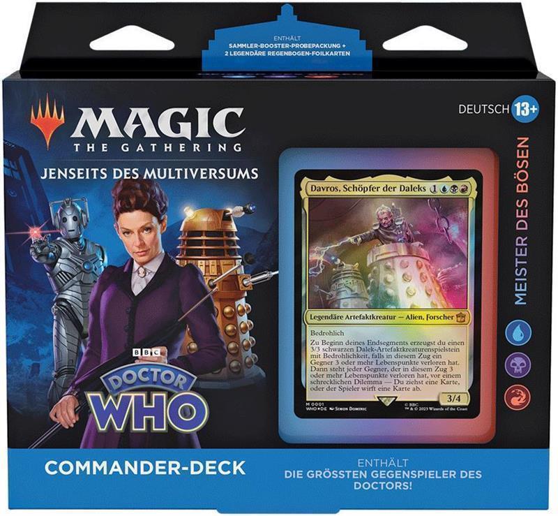 MTG - Universes Beyond: Doctor Who Commander Deck (GER) Masters of Evil (Blue/Black/Red)