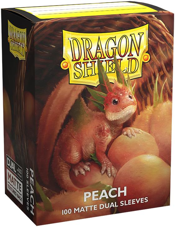 Dragon Shield Standard Sleeves - Dual Matte Peach (100 Sleeves)