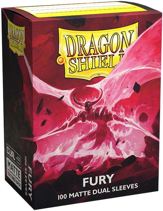 Dragon Shield Standard Sleeves - Dual Matte Fury (100 Sleeves)