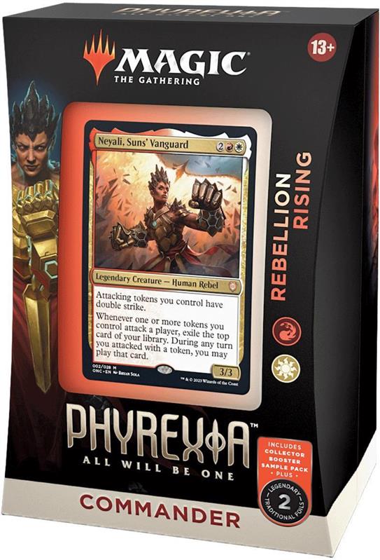 MTG - Phyrexia: Alles wird eins Commander Deck (EN) Aufstand der Rebellen (weiß/rot)