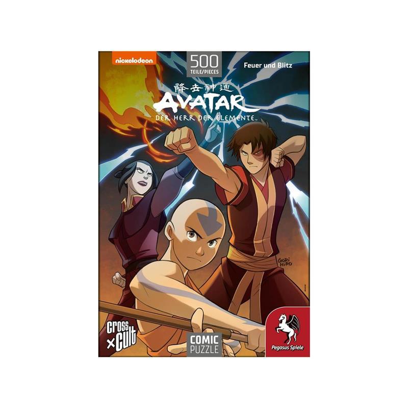 Puzzle - Avatar: Feuer und Blitz (500 Teile)