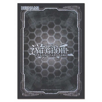 YGO - Standard Hex Black + Silver Sleeves (50 Sleeves)