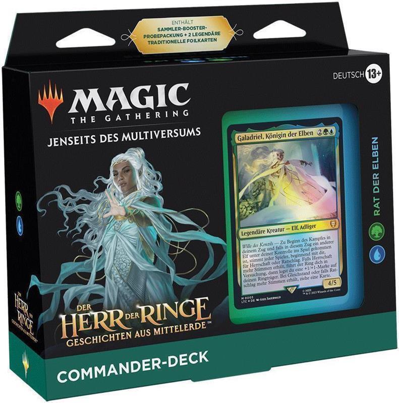 MTG - The Lord of the Rings: Tales of Middle-Earth Commander Deck (GER) Elven Council (Blue/Green)