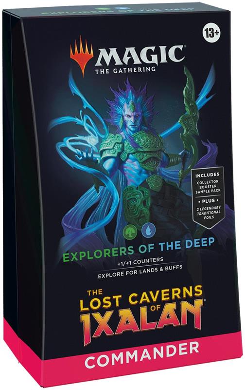 MTG - The Lost Caverns of Ixalan Commander Deck (GER) Explorers of the Deep (Blue/Green)