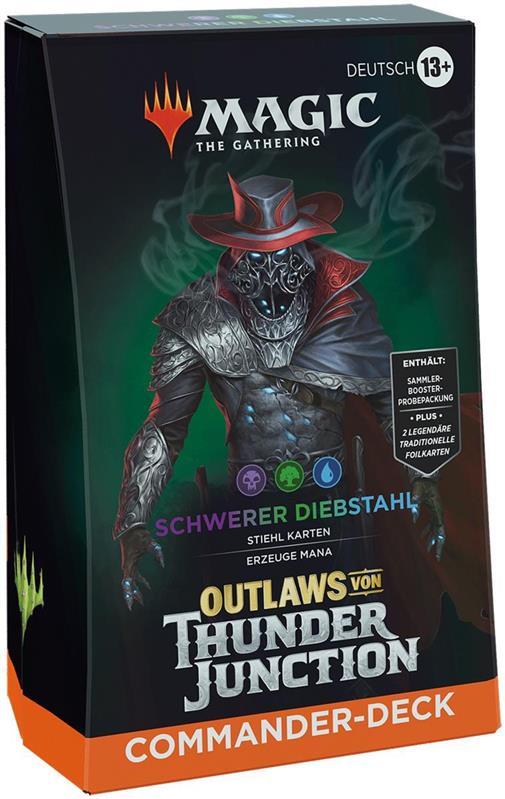 MTG - Outlaws of Thunder Junction Prerelease Pack (GER) Grand Larceny (Blue/Black/Green)