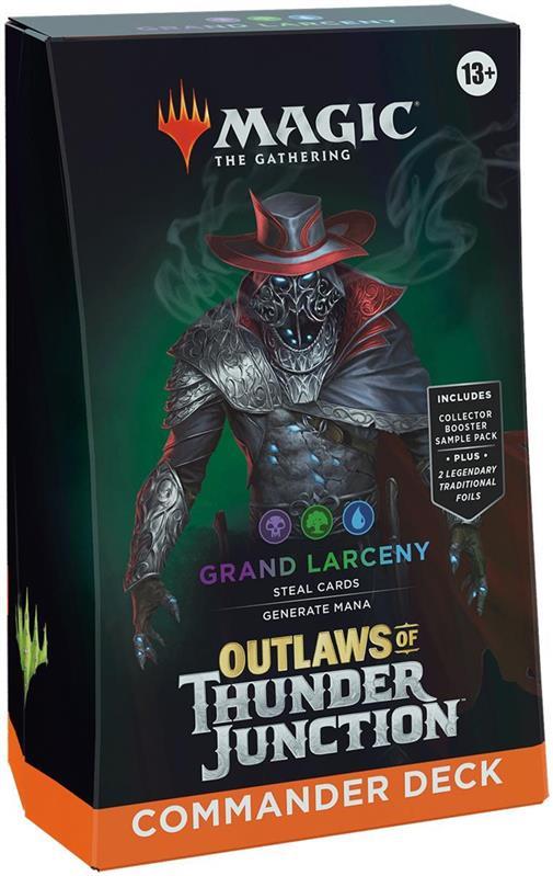 MTG - Outlaws of Thunder Junction Commander Deck (EN) Grand Larceny (Blue/Black/Green)