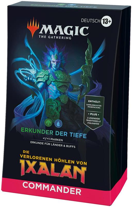 MTG - The Lost Caverns of Ixalan Commander Deck (GER) Explorers of the Deep (Blue/Green)