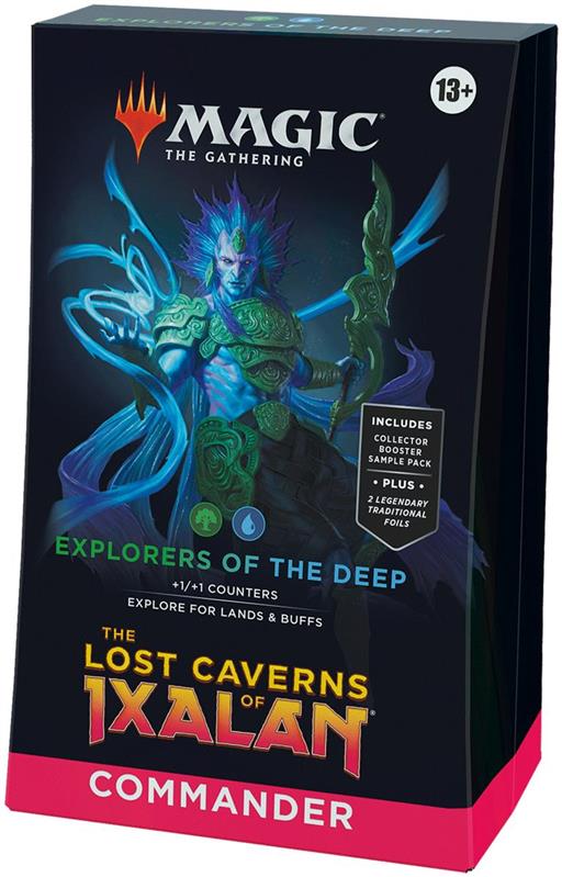 MTG - The Lost Caverns of Ixalan Commander Deck (GER) Explorers of the Deep (Blue/Green)