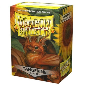 Dragon Shield Standard Sleeves - Matte Tangerine (100 Sleeves)