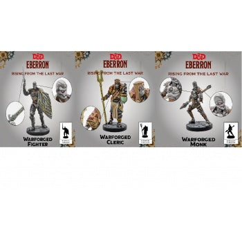 D&D Eberron Warforged - Cleric, Fighter & Monk