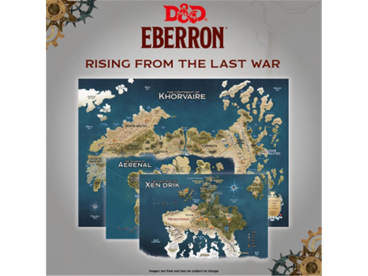 D&D - Rising From The Last War - "Eberron" - Map Set x3 (EN)