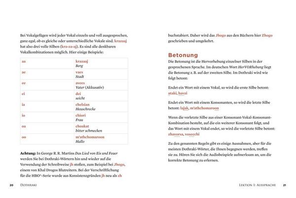 Living Language Dothraki