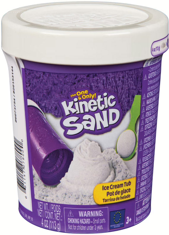 Kinetic Sand Ice Cream Tub (113g) Weiß