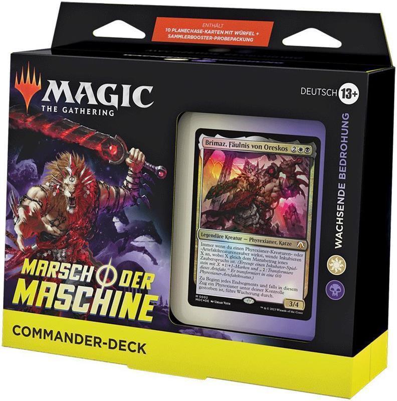 MTG - Marsch der Maschine Commander Deck (DE) Wachsende Bedrohung (Weiß/Schwarz)