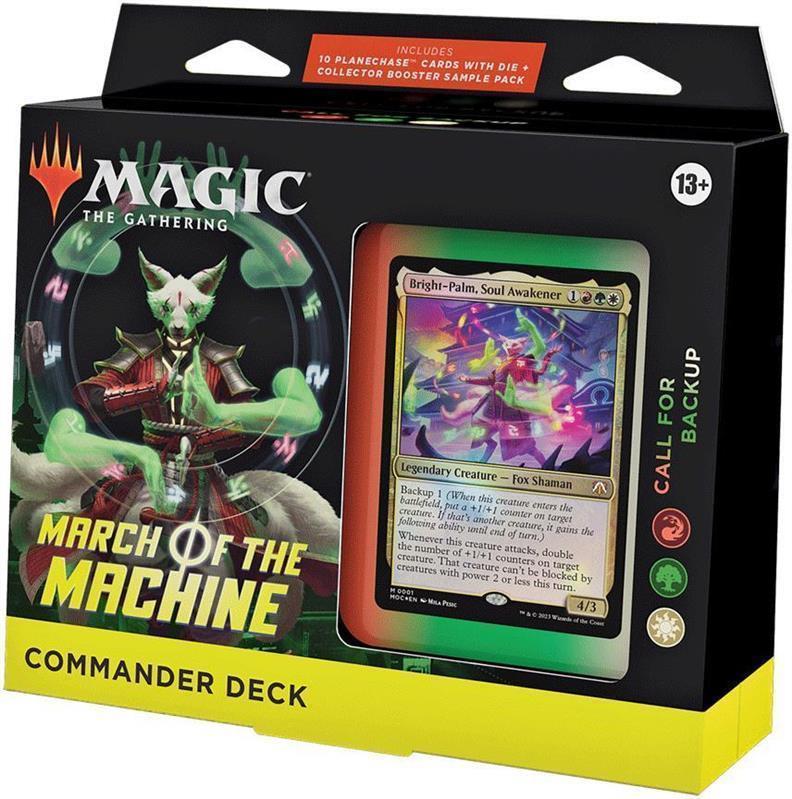 MTG - March of the Machine Commander Deck (GER) Call for Backup (White/Red/Green)