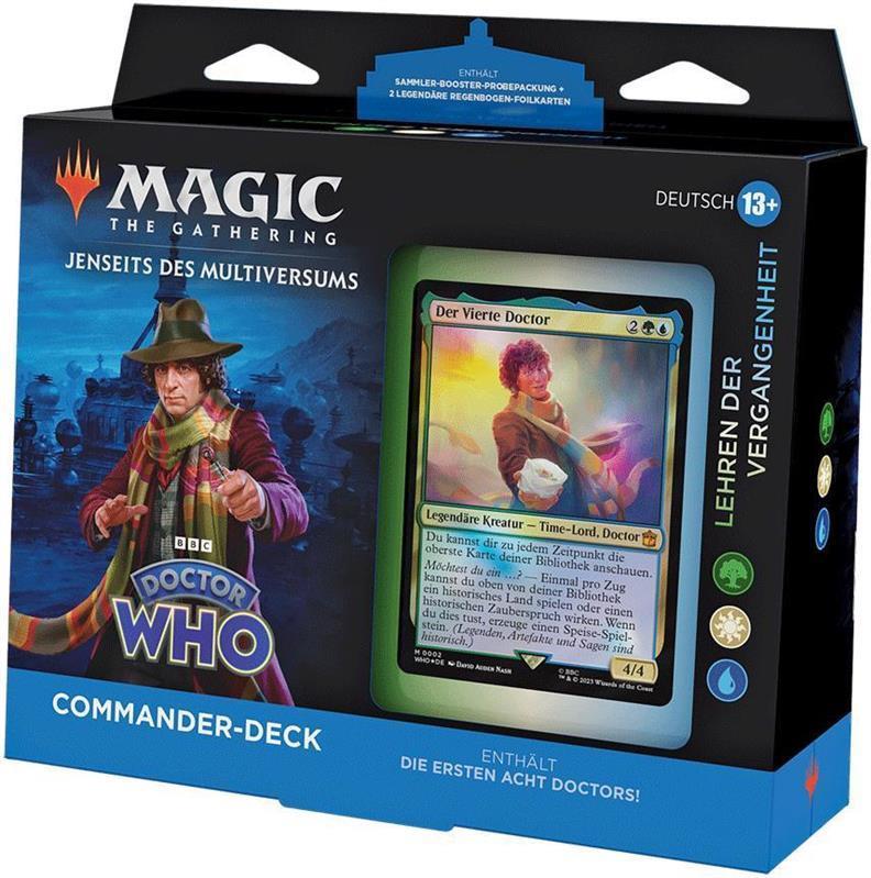 MTG - Jenseits des Multiversums: Doctor Who Commander-Deck (DE) Lehren der Vergangenheit (Weiß/Blau/Grün)
