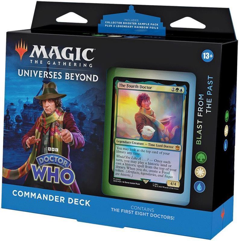 MTG - Jenseits des Multiversums: Doctor Who Commander-Deck (EN) Lehren der Vergangenheit (Weiß/Blau/Grün)